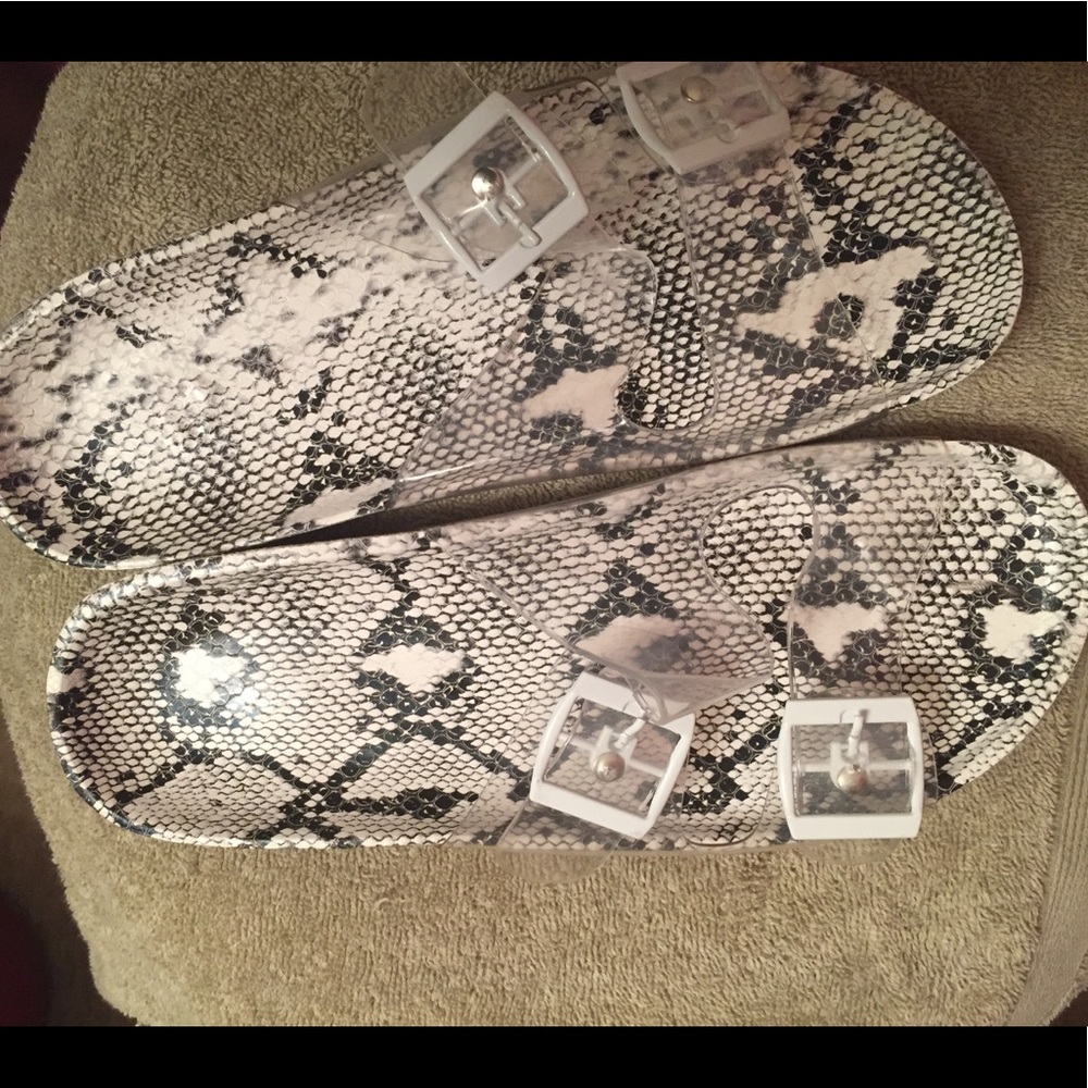 Snake Skin Sandals